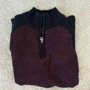 3/4 zipper sweater